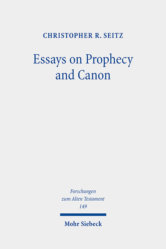 Essays on Prophecy and Canon main product photo