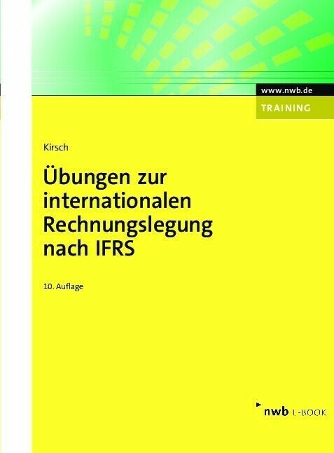 Übungen zur internationalen Rechnungslegung nach IFRS main product photo