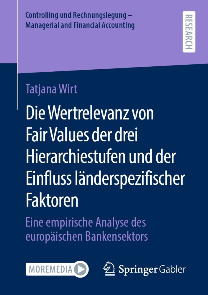 Die Wertrelevanz von Fair Values der drei Hierarchiestufen und der Einfluss länderspezifischer Faktoren main product photo