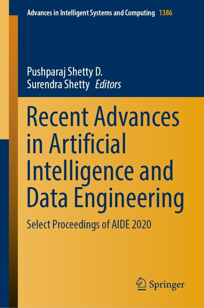 Recent Advances in Artificial Intelligence and Data Engineering main product photo
