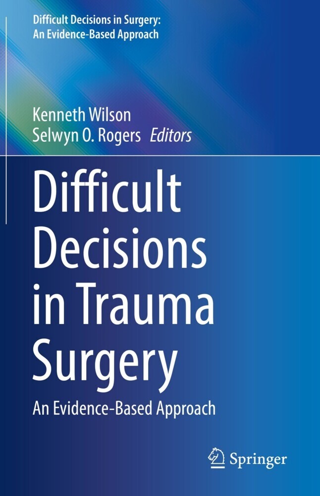 Difficult Decisions in Trauma Surgery main product photo
