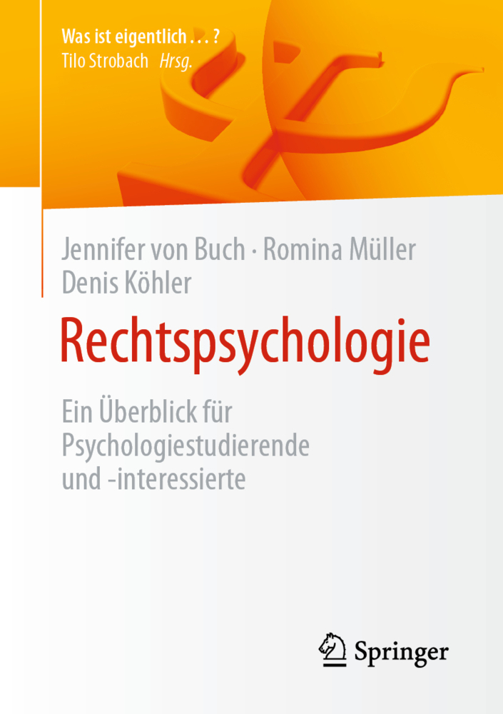 Rechtspsychologie main product photo