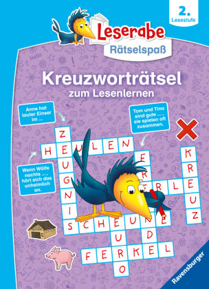 Leserabe Rätselspaß - Kreuzworträtsel zum Lesenlernen (2. Lesestufe)