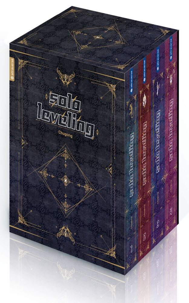 Solo Leveling Roman 01 - 04 mit Box, m. 4 Beilage, 4 Teile main product photo