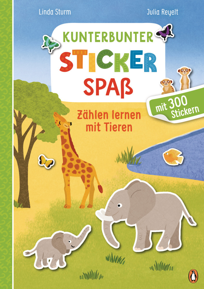 Kunterbunter Stickerspaß - Zählen lernen mit Tieren main product photo