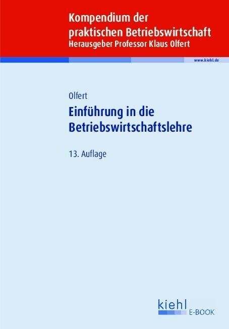Einführung in die Betriebswirtschaftslehre main product photo