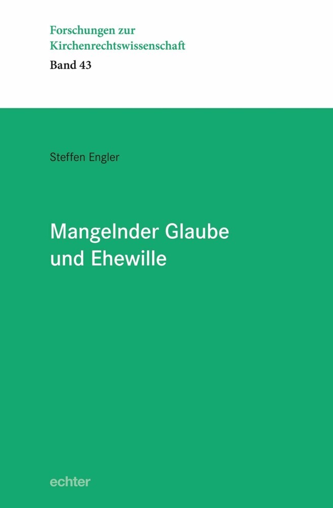 Mangelnder Glaube und Ehewille main product photo