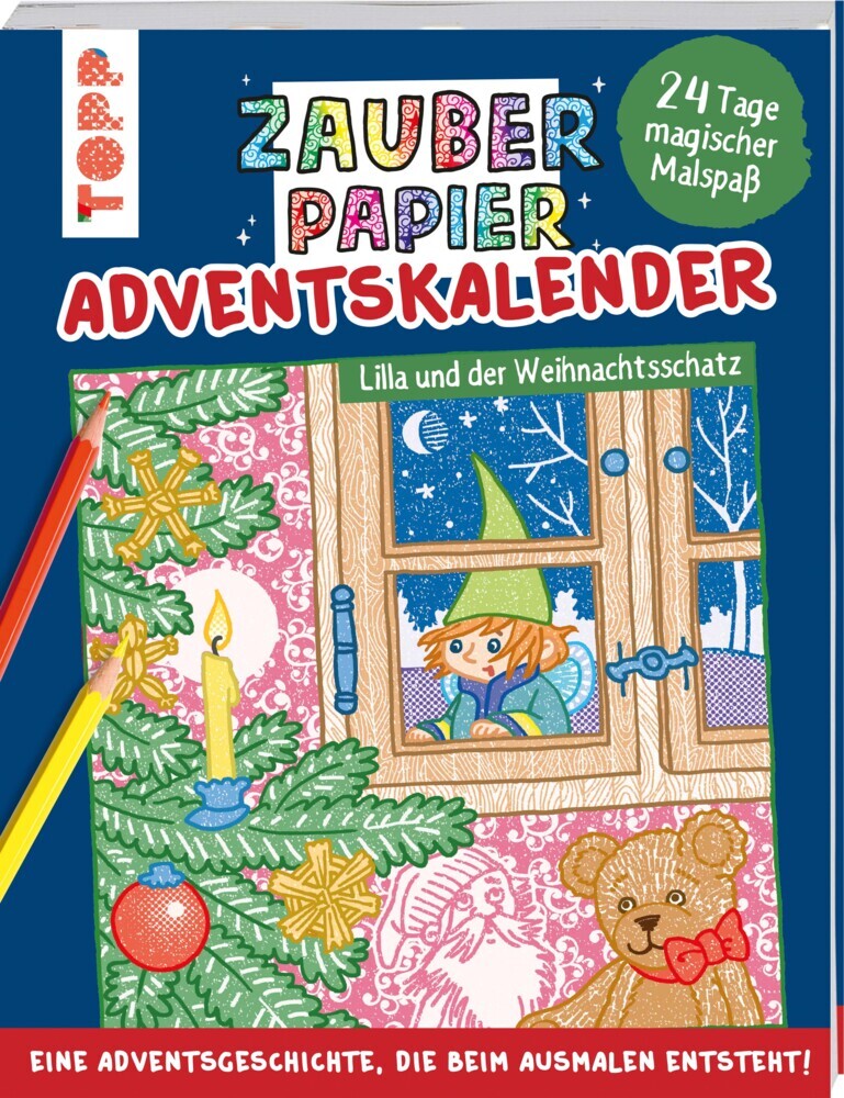 Zauberpapier Adventskalender - Lilla und der Weihnachtsschatz main product photo