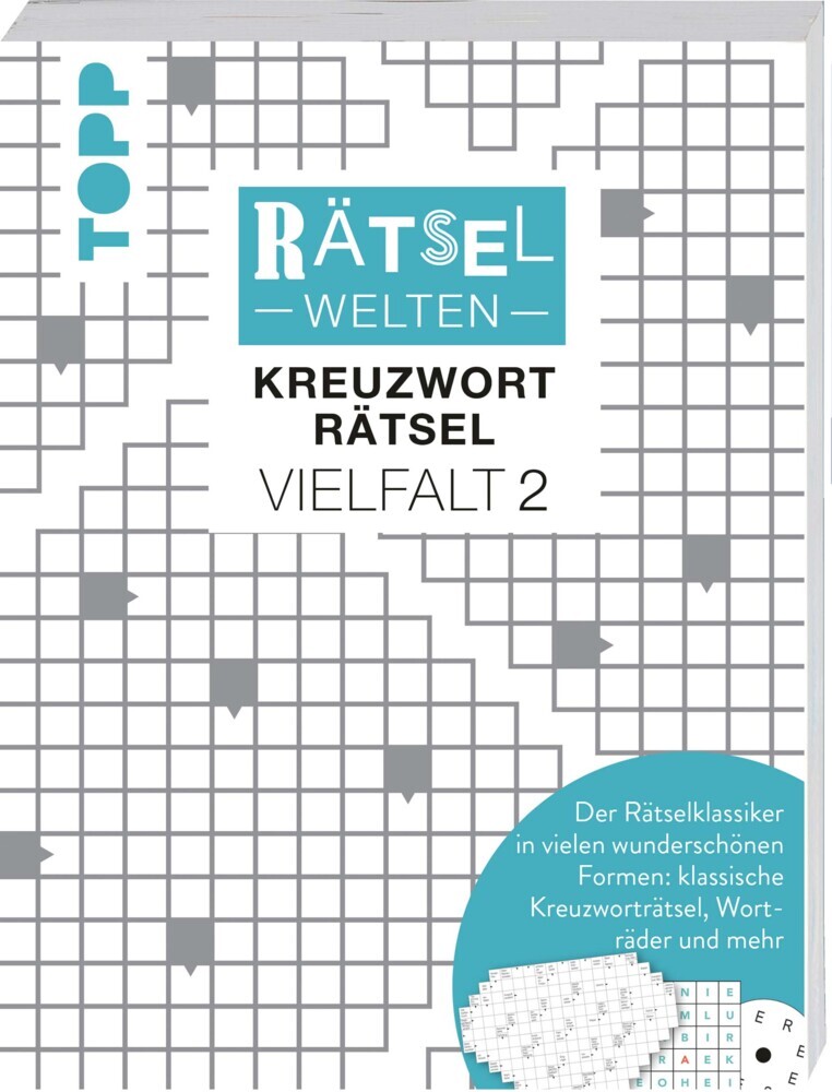 Rätselwelten - Kreuzworträtsel Vielfalt 2 | Der Rätselklassiker in vielen wunderschönen Formen: klassische Kreuzworträtsel, Worträder und mehr main product photo