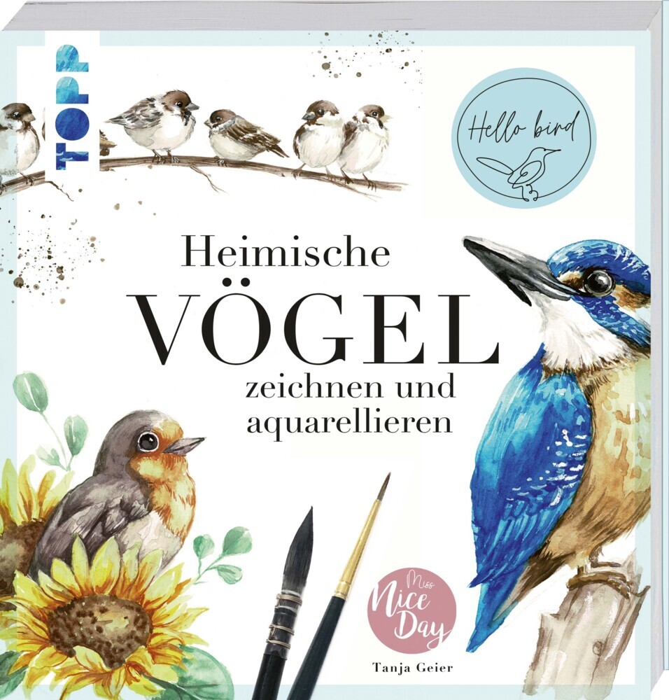 Heimische Vögel zeichnen und aquarellieren main product photo