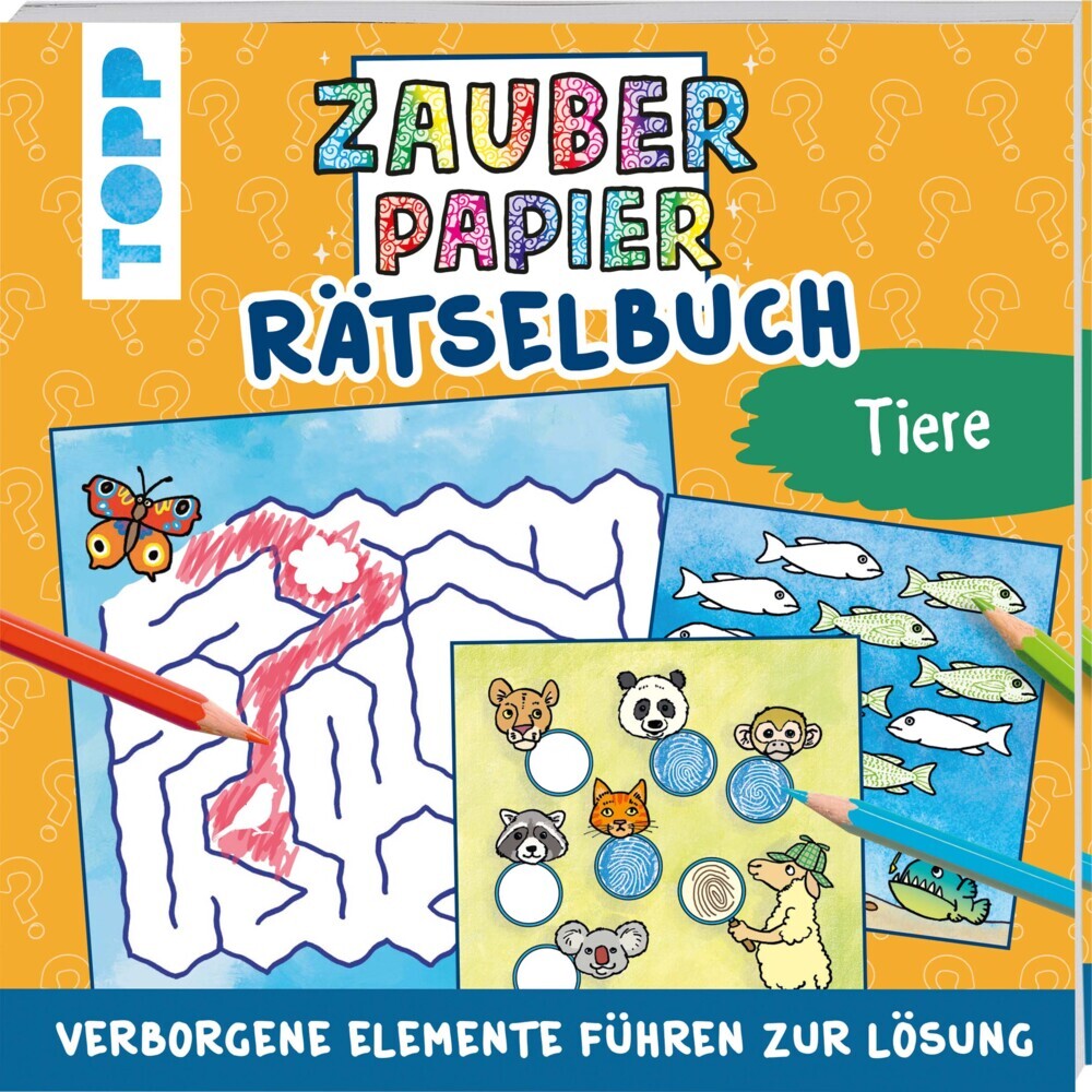 Zauberpapier Rätselbuch Tiere main product photo