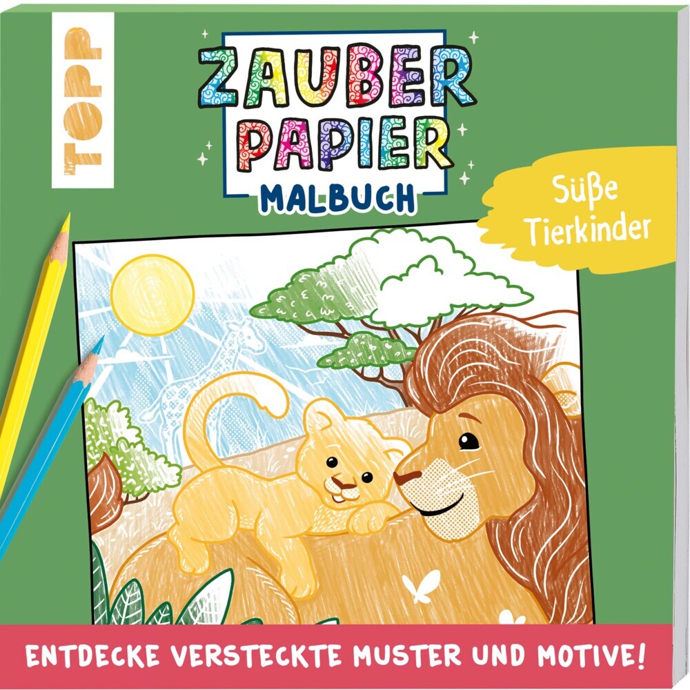 Zauberpapier Malbuch Süße Tierkinder main product photo