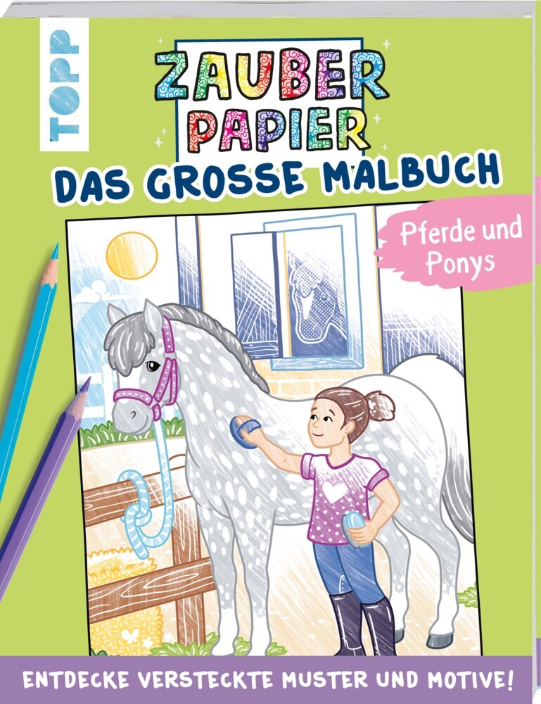 Zauberpapier - Das große Malbuch - Pferde und Ponys main product photo