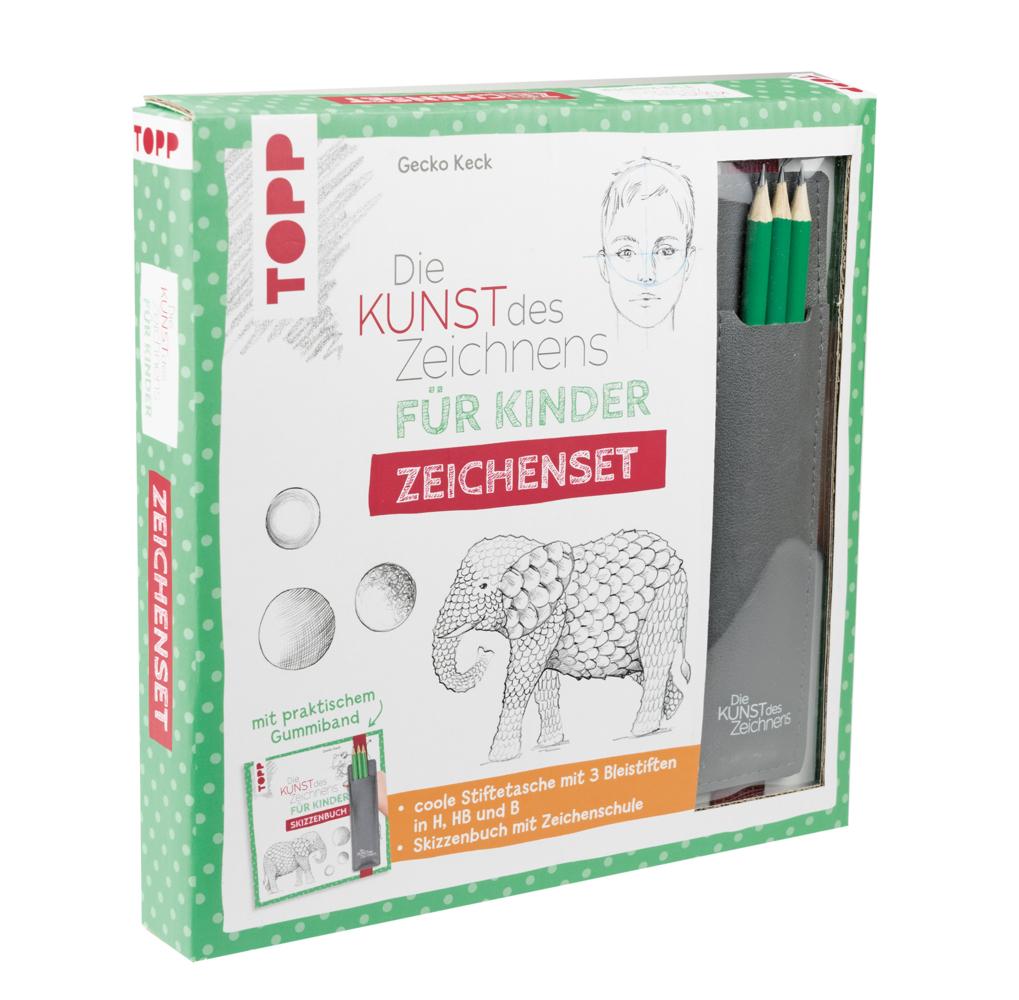 Die Kunst des Zeichnens für Kinder Zeichenset main product photo