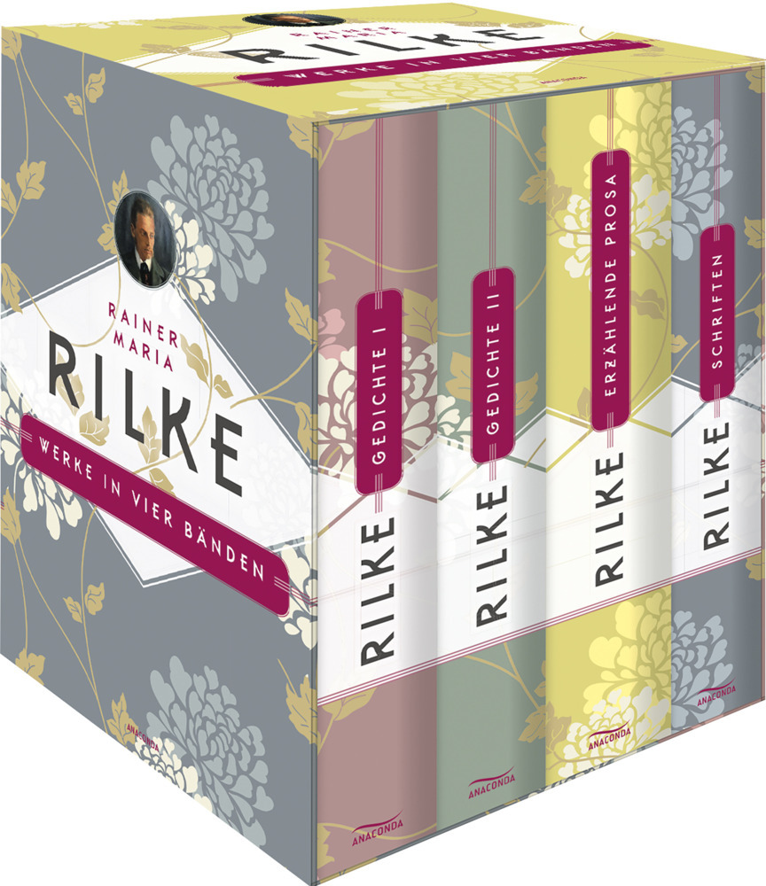 Rainer Maria Rilke, Werke in vier Bänden (Gedichte I - Gedichte II - Erzählende Prosa - Schriften) (4 Bände im Schuber) main product photo