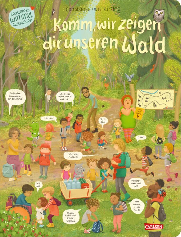 Komm, wir zeigen dir unseren Wald (Constanze von Kitzings Wimmelgeschichten 2) main product photo