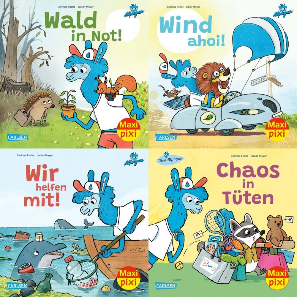 Maxi-Pixi-4er-Set 101: Viva Alpagua (4x1 Exemplar), 4 Teile main product photo