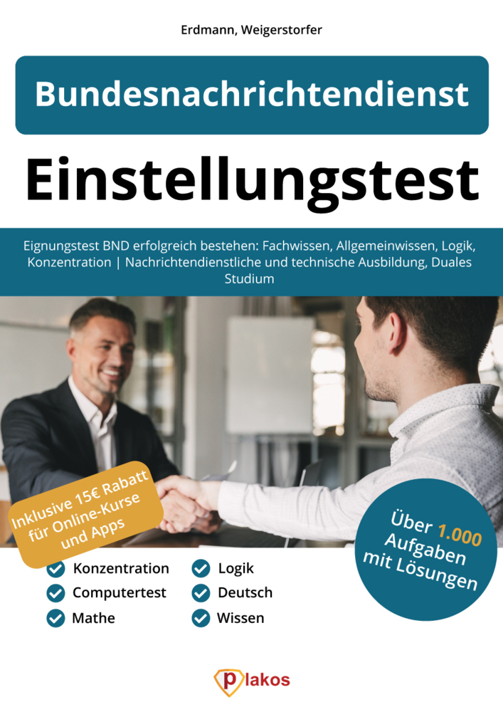 Einstellungstest Bundesnachrichtendienst main product photo