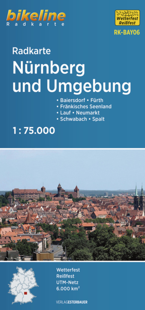 Radkarte Nürnberg und Umgebung (RK-BAY06) main product photo
