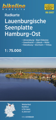 Radkarte Lauenburgische Seenplatte Hamburg Ost (RK-SH07)