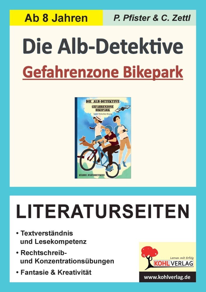 Die Alb-Detektive: Gefahrenzone Bikepark - Literaturseiten main product photo