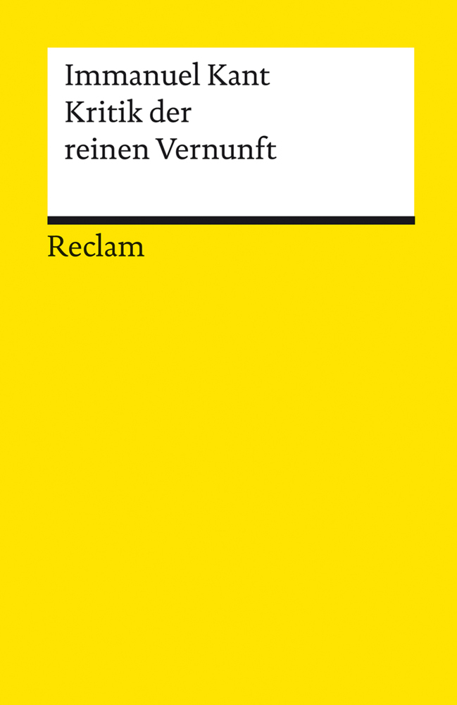 Kritik der reinen Vernunft main product photo