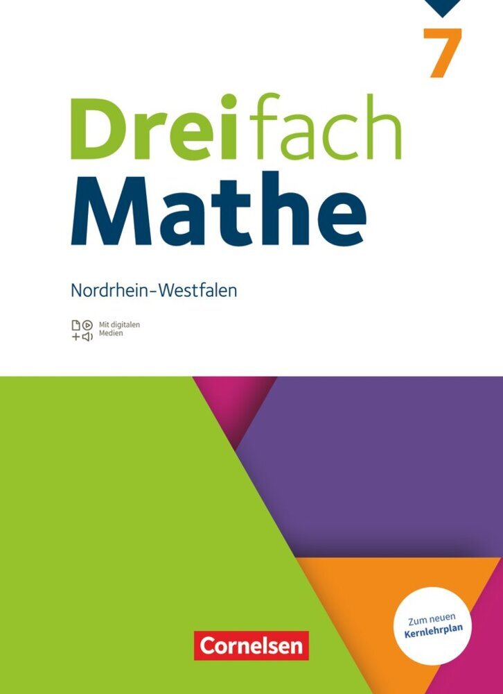Dreifach Mathe - Nordrhein-Westfalen - Ausgabe 2022 - 7. Schuljahr main product photo