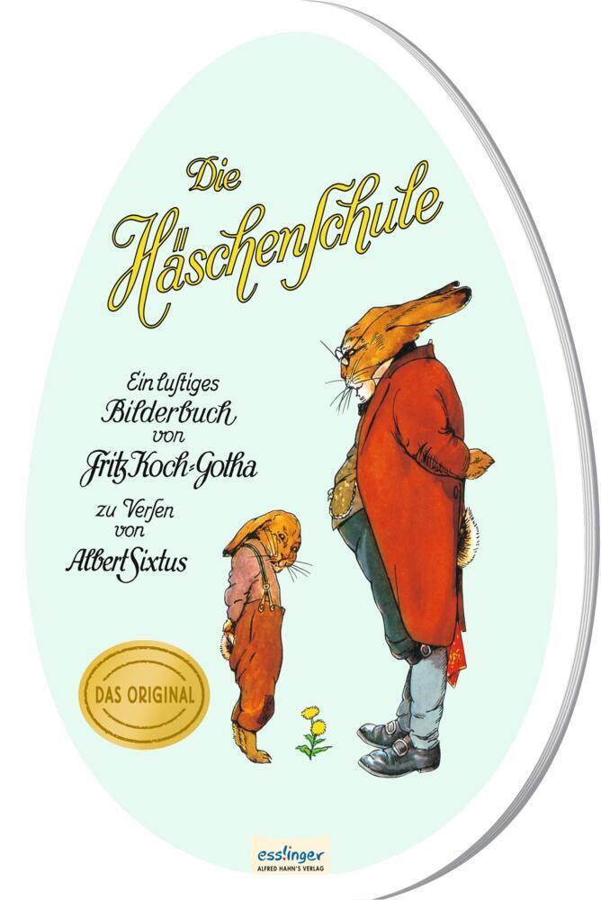 Die Häschenschule: Großes Pappbilderbuch in Ei-Form main product photo