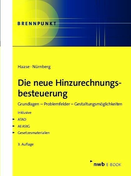 Die neue Hinzurechnungsbesteuerung main product photo
