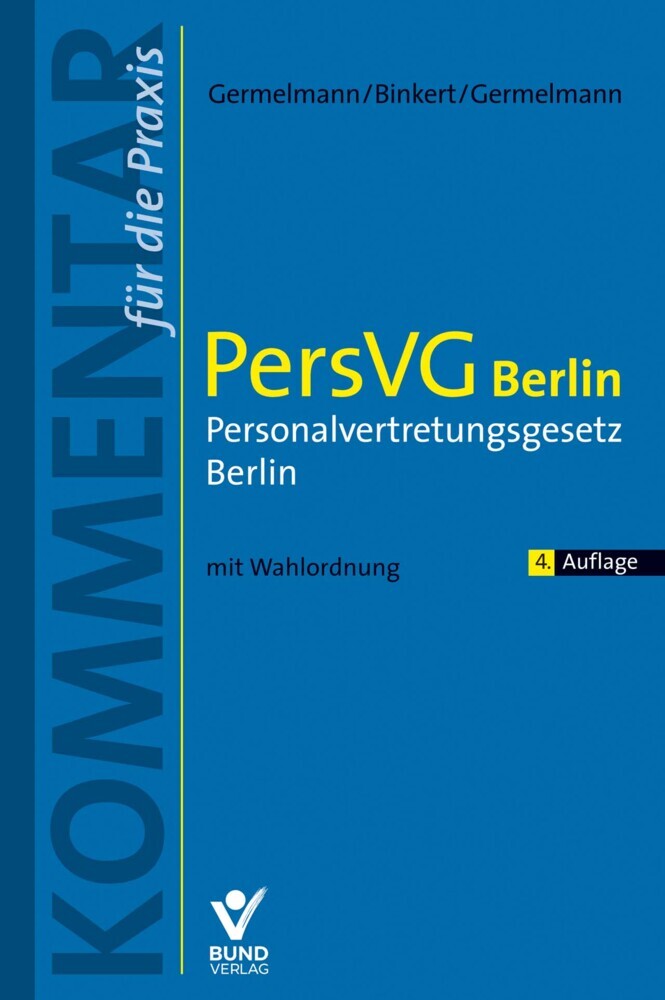 PersVG Berlin - Personalvertretungsgesetz Berlin main product photo