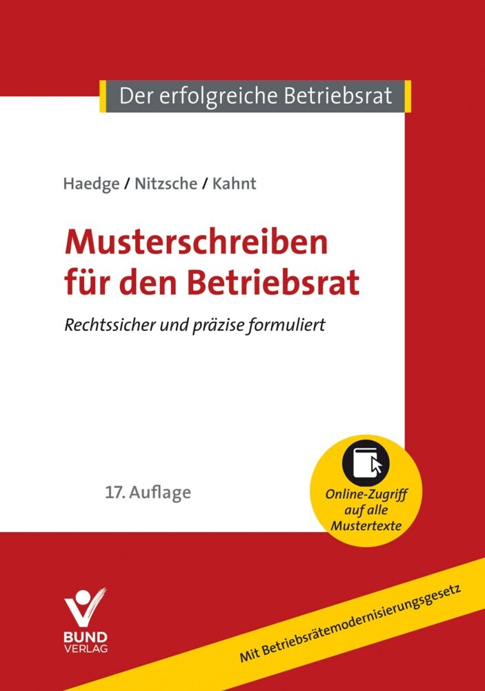 Musterschreiben für den Betriebsrat main product photo