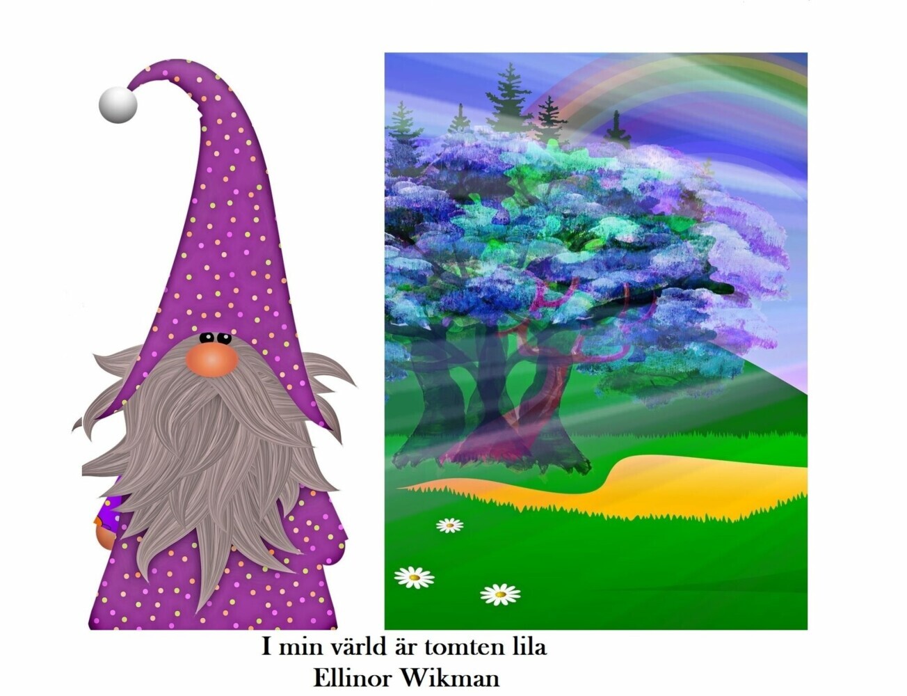 I min värld är tomten lila main product photo