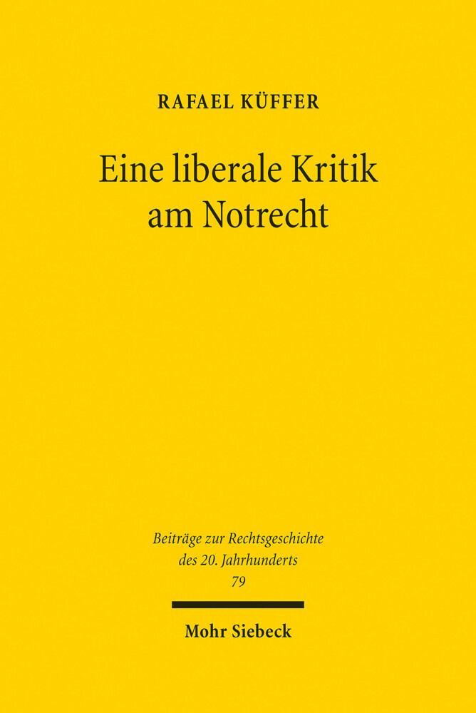 Eine liberale Kritik am Notrecht main product photo
