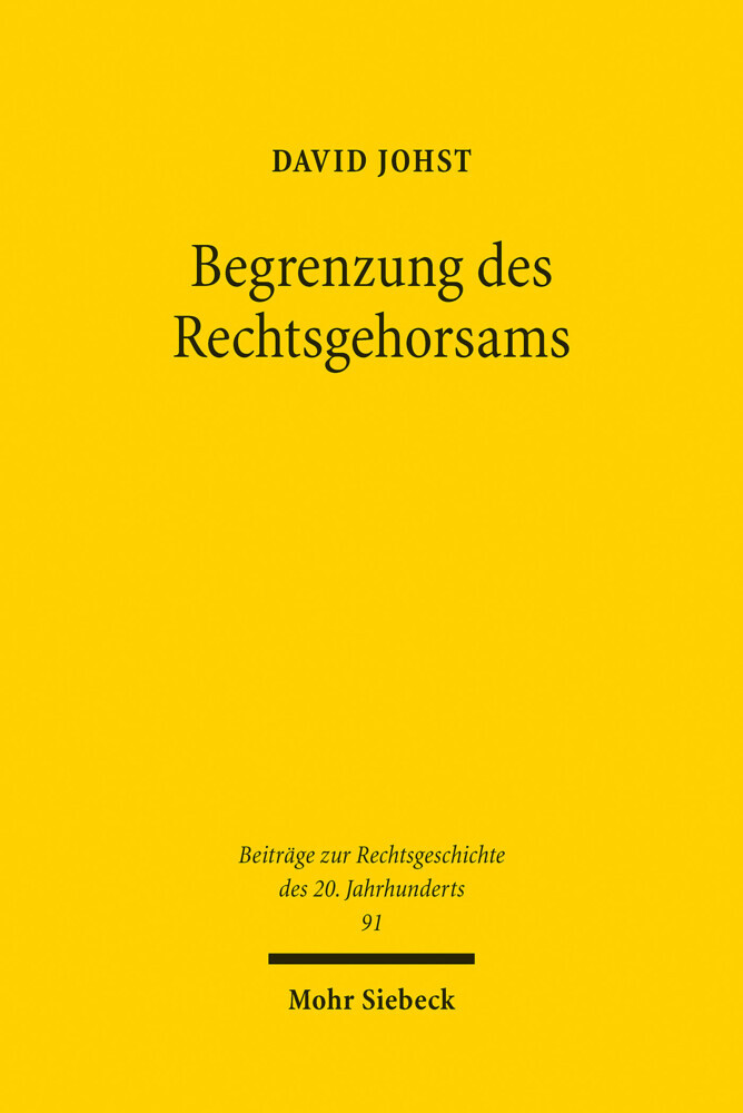 Begrenzung des Rechtsgehorsams main product photo