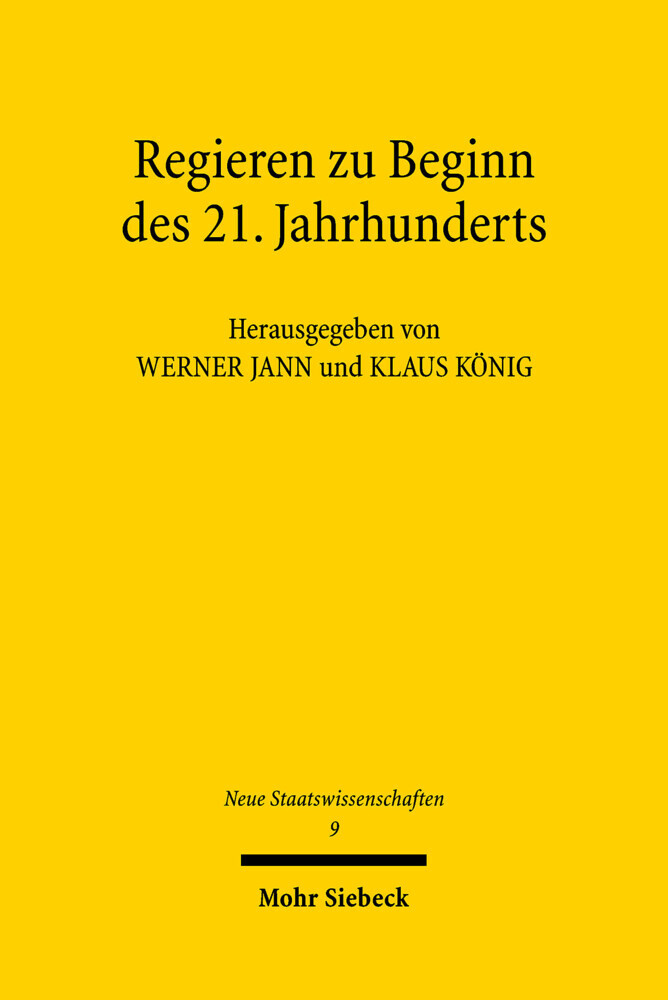 Regieren zu Beginn des 21. Jahrhunderts main product photo