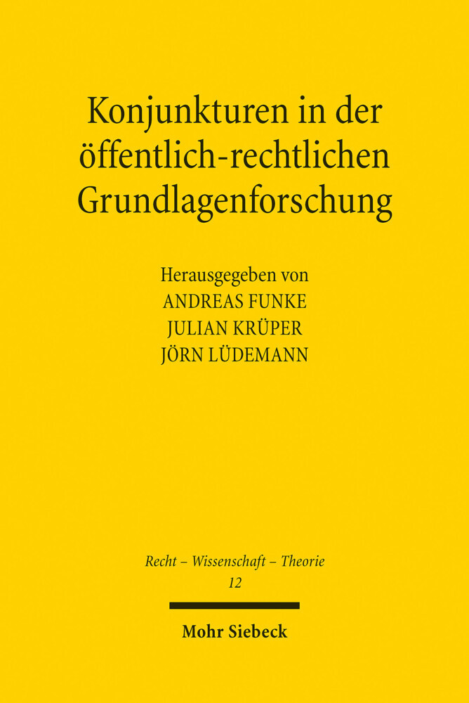 Konjunkturen in der öffentlich-rechtlichen Grundlagenforschung main product photo
