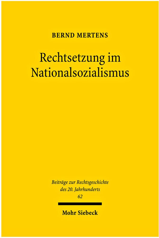Rechtsetzung im Nationalsozialismus main product photo