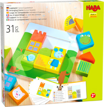 Legespiel Tierisch quadratisch (Kinderspiel)