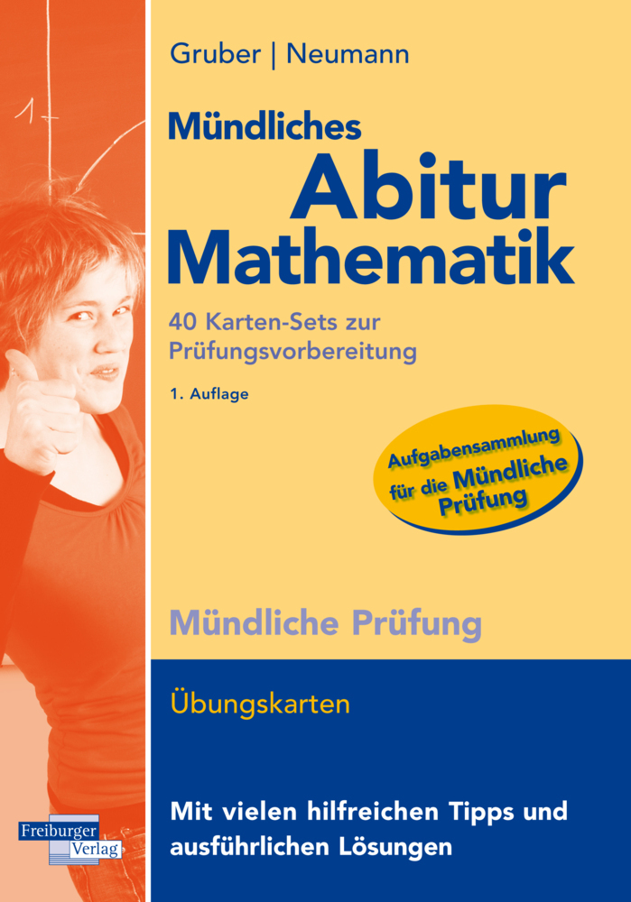 Mündliches Abitur Mathematik, 40 Karten-Sets zur Prüfungsvorbereitung main product photo