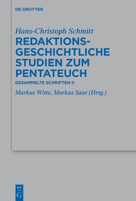Redaktionsgeschichtliche Studien zum Pentateuch main product photo