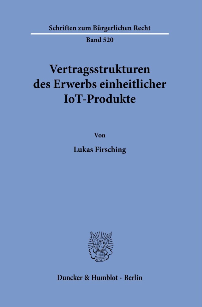 Vertragsstrukturen des Erwerbs einheitlicher IoT-Produkte. main product photo