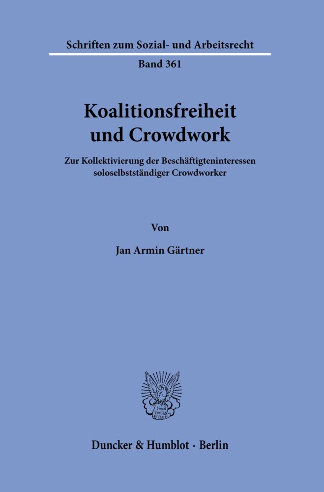 Koalitionsfreiheit und Crowdwork. main product photo