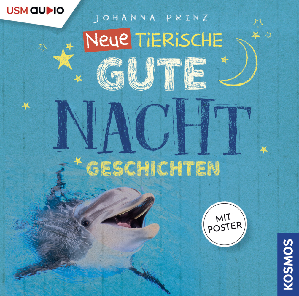 Neue Tierische Gute-Nacht-Geschichten, 1 Audio-CD main product photo