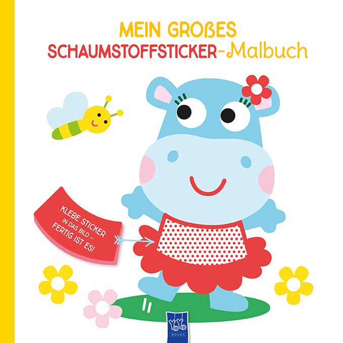 Mein großes Schaumstoffsticker-Malbuch - Nilpferd main product photo
