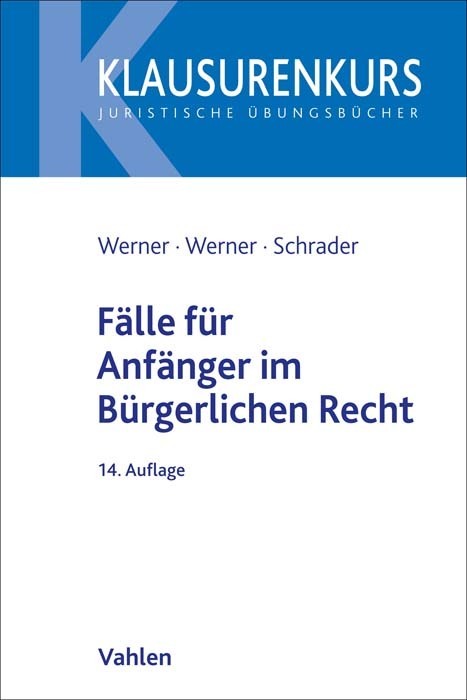 Fälle für Anfänger im Bürgerlichen Recht main product photo