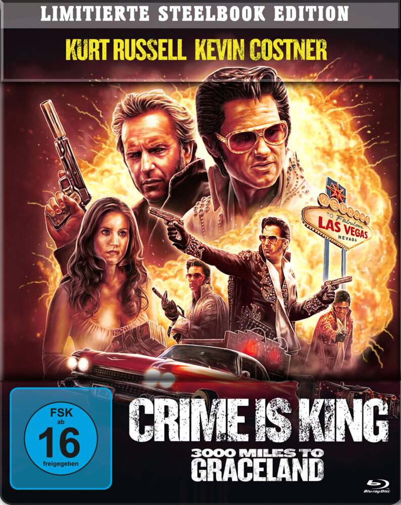 Crime is King - 3000 Miles to Graceland, 1 Blu-ray (Steelbock) main product photo