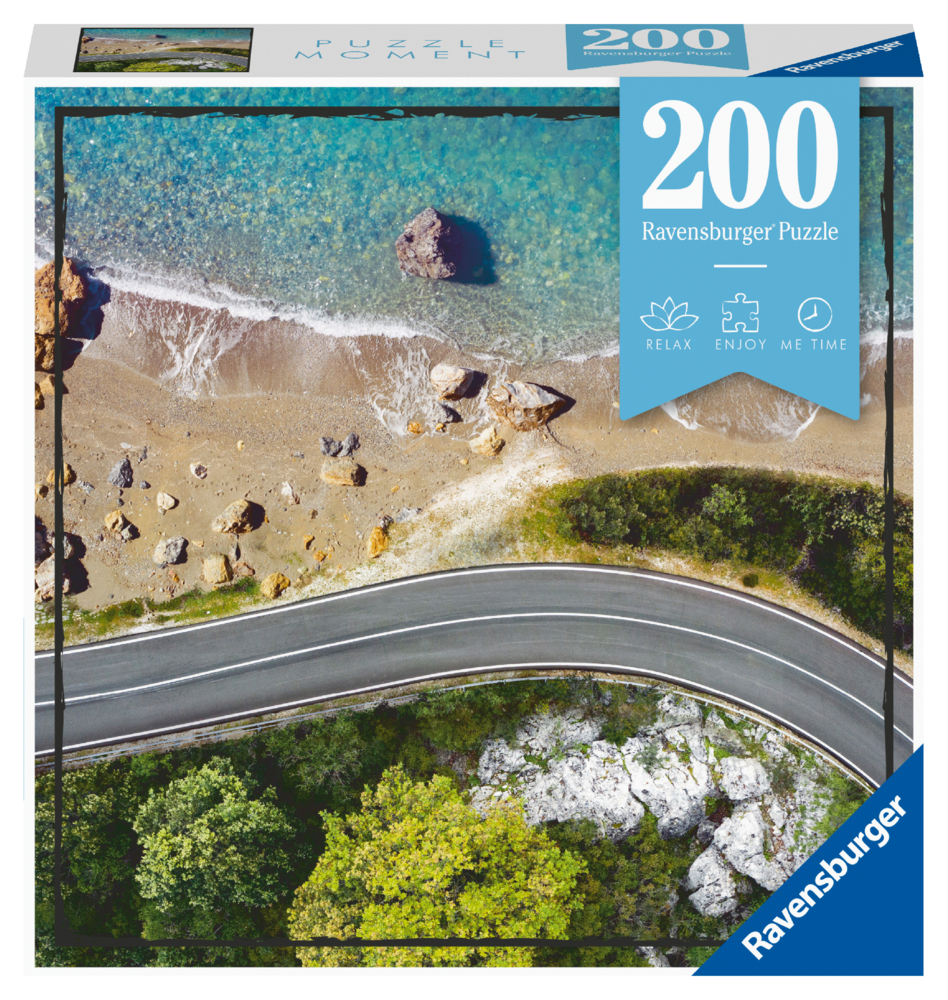 Ravensburger Puzzle - Beachroad - 200 Teile Puzzle Moment main product photo