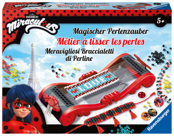 Ravensburger 18127 Magischer Perlenzauber Miraculous - Zauberhafte Armbänder aus bunten Perlen basteln, Kreatives Bastelset für Kinder ab 5 Jahren