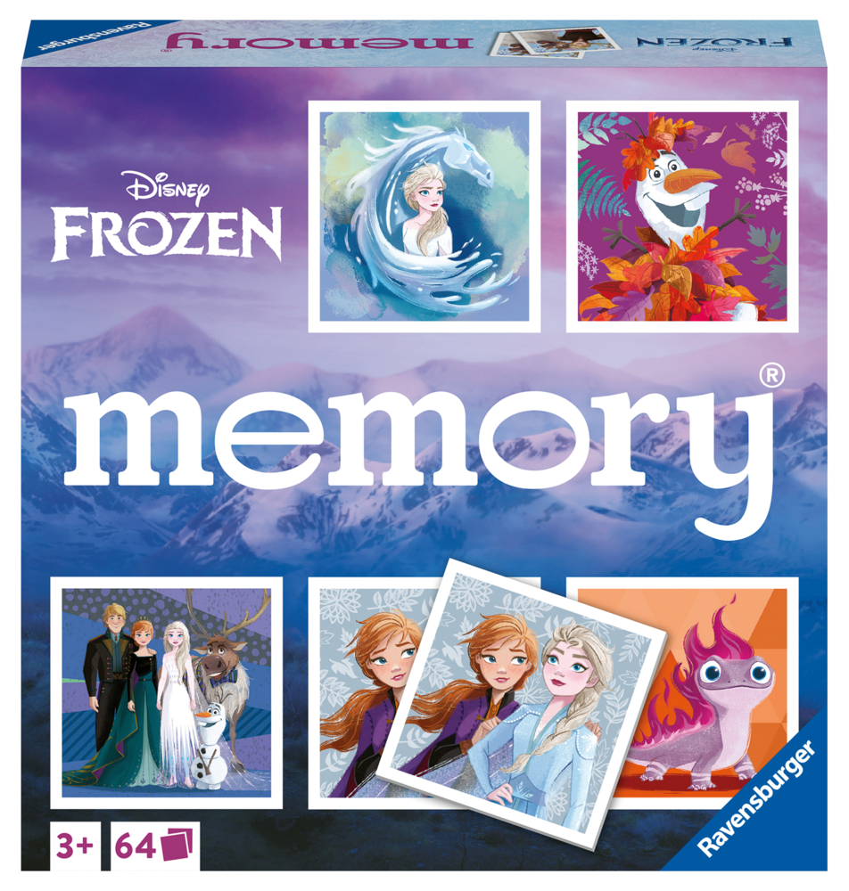 Ravensburger - 20890 - Disney Frozen memory®, der Spieleklassiker für alle Frozen Fans, Merkspiel für 2-8 Spieler ab 3 Jahren main product photo