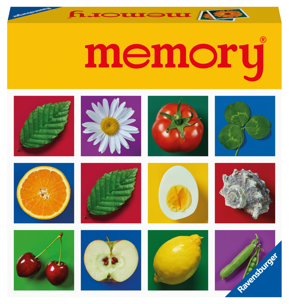 Ravensburger - 20889 - Ravensburger Classic memory®, Neuauflage des Spieleklassikers aus dem Jahr 1969, Merkspiel für 2-8 Spieler ab 6 Jahren main product photo